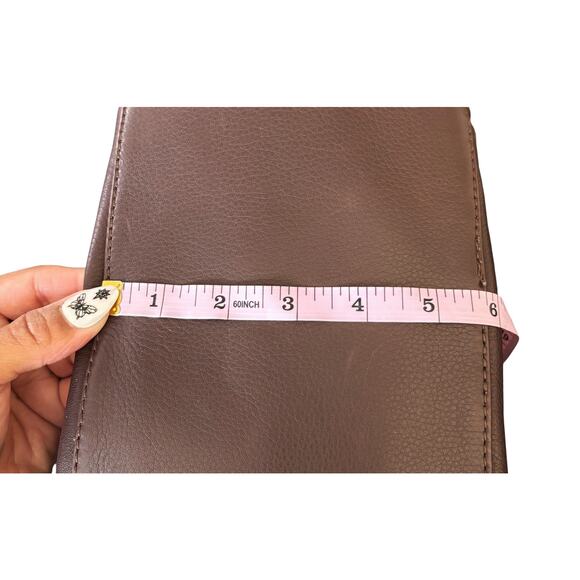 The Sak Womens Brown Leather Leaf Print Hobo Bag - Picture 12 of 13